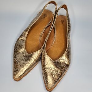 Frye gold Shoe
